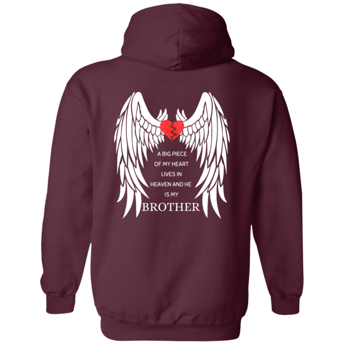 Guardian Angel Brother Hoodie, Keepsake Gift