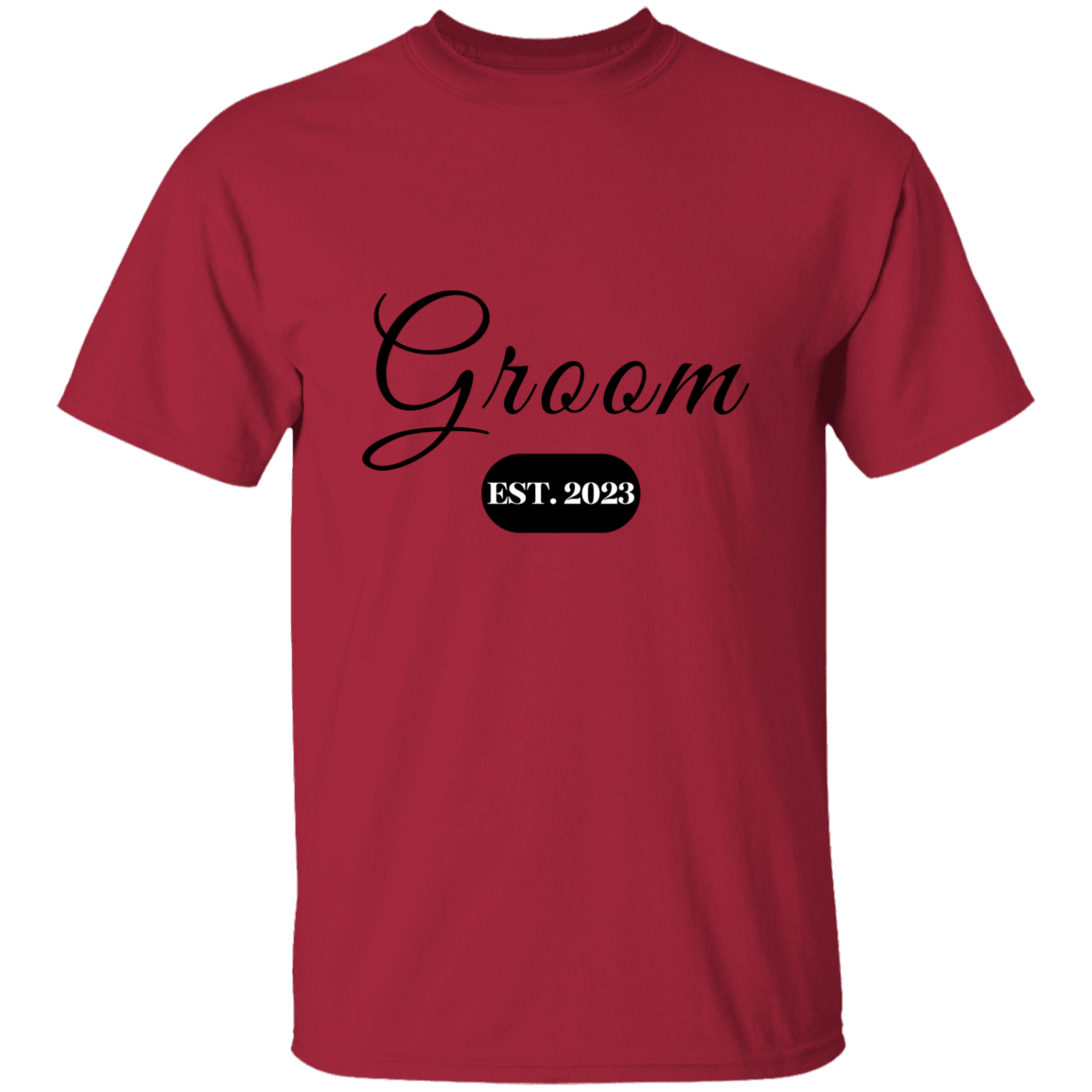 Groom ~ Est. 2023 T-shirt, Wedding T-shirt, Wedding Attire, Gift for Him