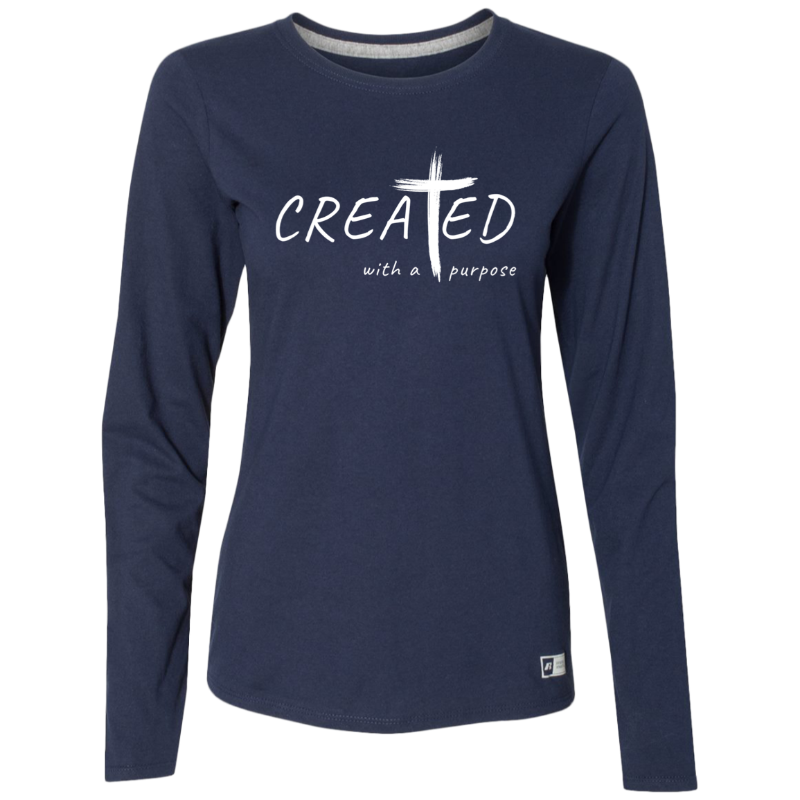 Created With A Purpose ~ Ladies’ Essential Dri-Power Long Sleeve Tee
