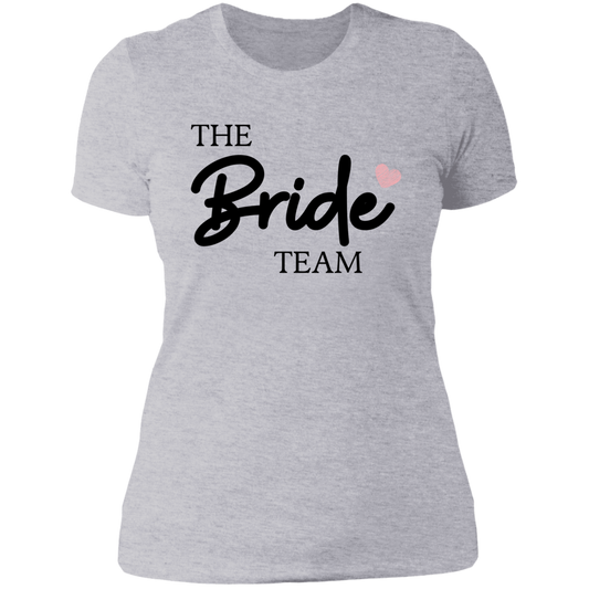 The Bride Team Ladies T-shirt, Wedding T-shirt, Wedding Attire, Gift for Her