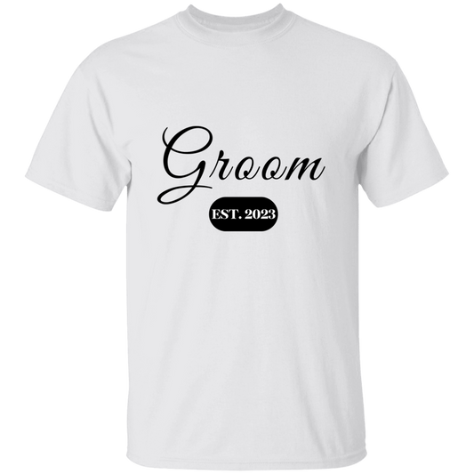 Groom ~ Est. 2023 T-shirt, Wedding T-shirt, Wedding Attire, Gift for Him