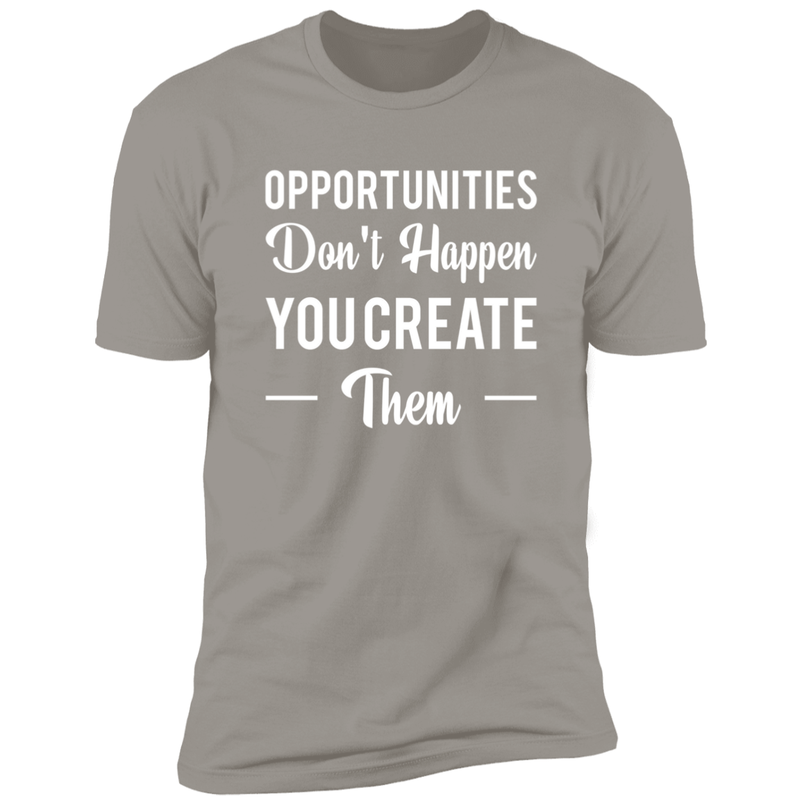 Opportunity, Men's Short Sleeve Tee, Positive T-shirts, Gifts for Him