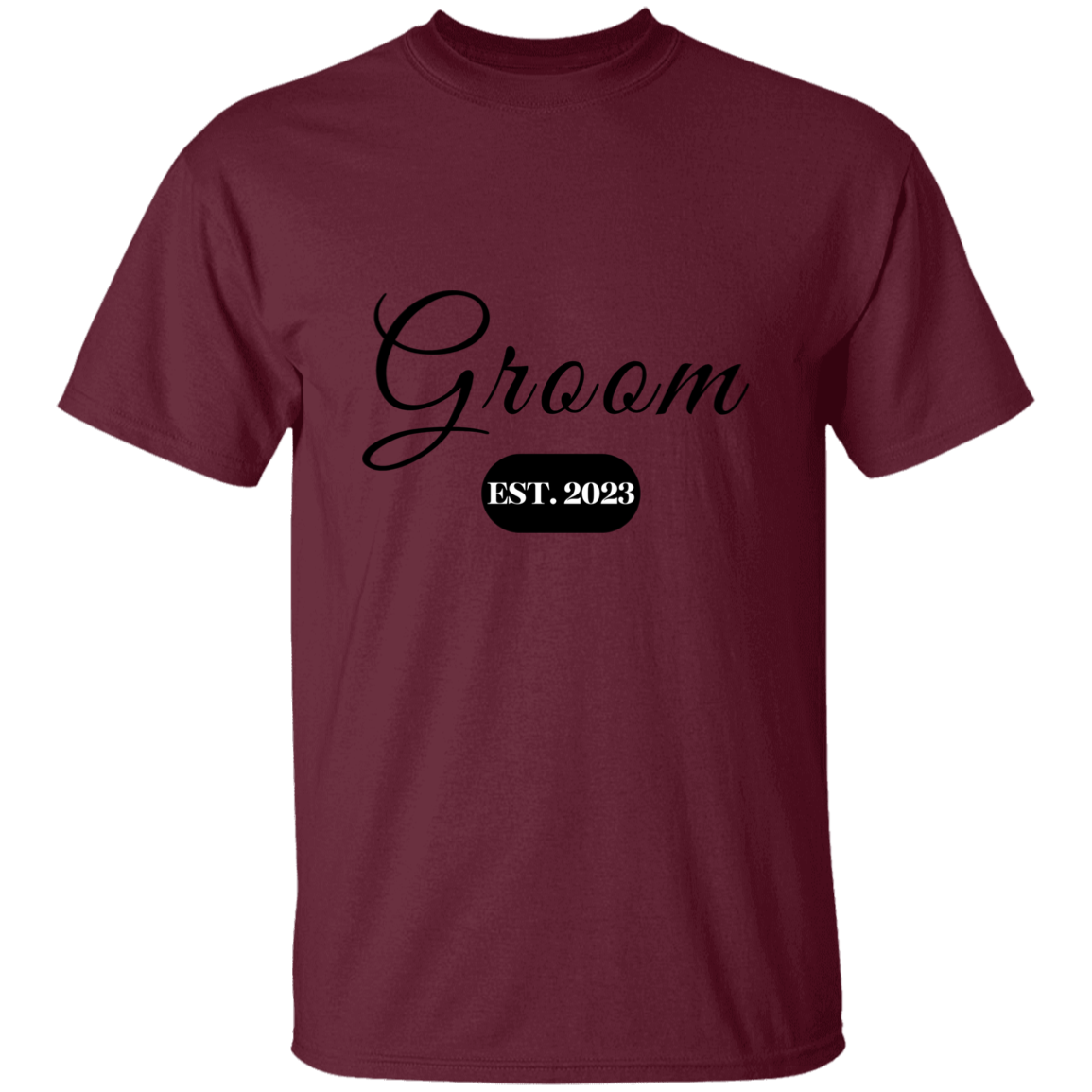 Groom ~ Est. 2023 T-shirt, Wedding T-shirt, Wedding Attire, Gift for Him