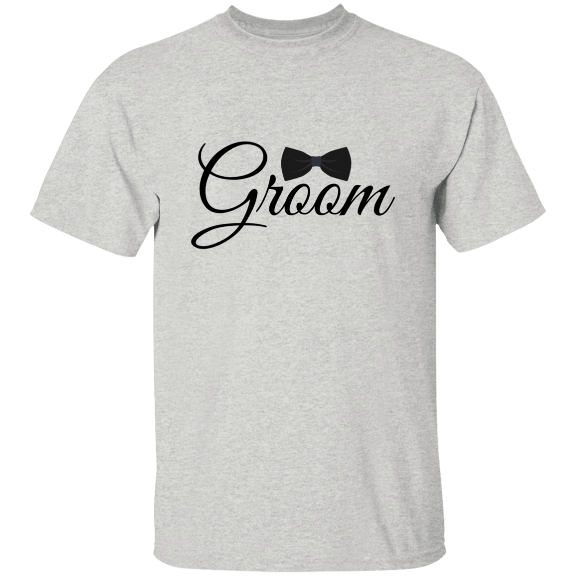 Groom ~ With Bow Tie / Wedding T-Shirt, Wedding Attire,