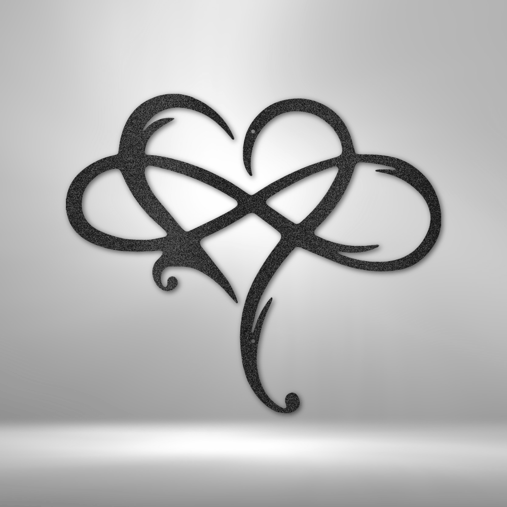 Steel Heart  With Infinity Symbol  89888294291244410