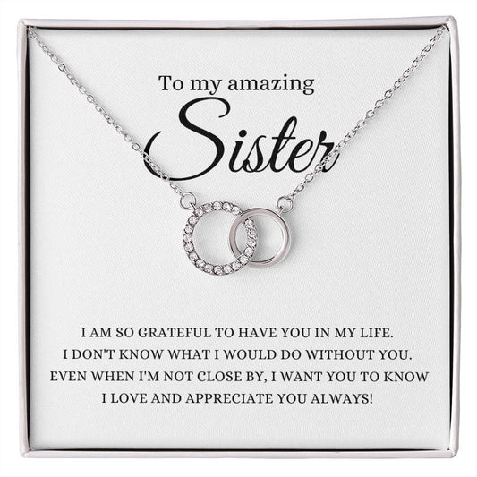 Sister Necklace, Birthday Gift, Gifts for Her