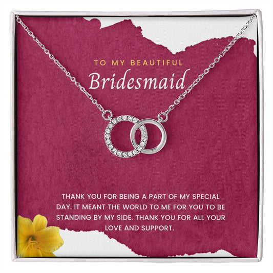 Bridesmaid Necklace Gift, Gift for her, Wedding Gift