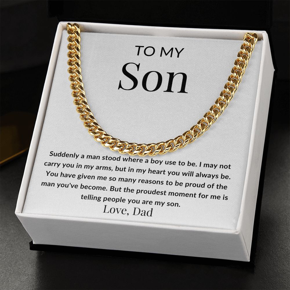 To My Son ~Suddenly ~  Love Dad