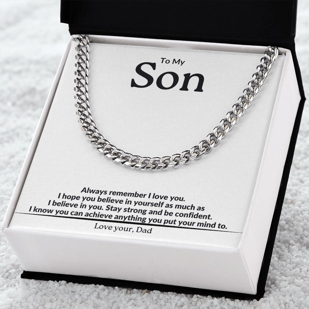 To My Son ~ Love Dad ~ Always Remember
