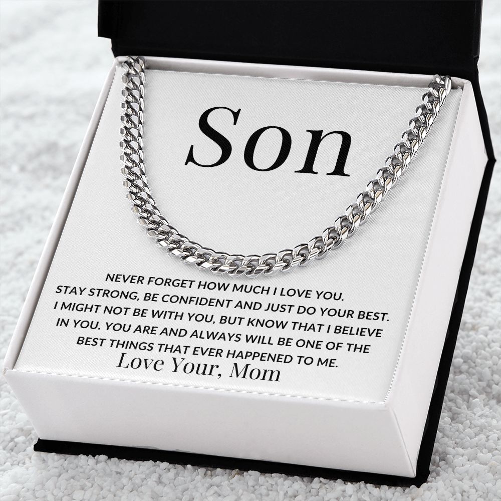 To My Son ~ Your the Best ~Love Mom