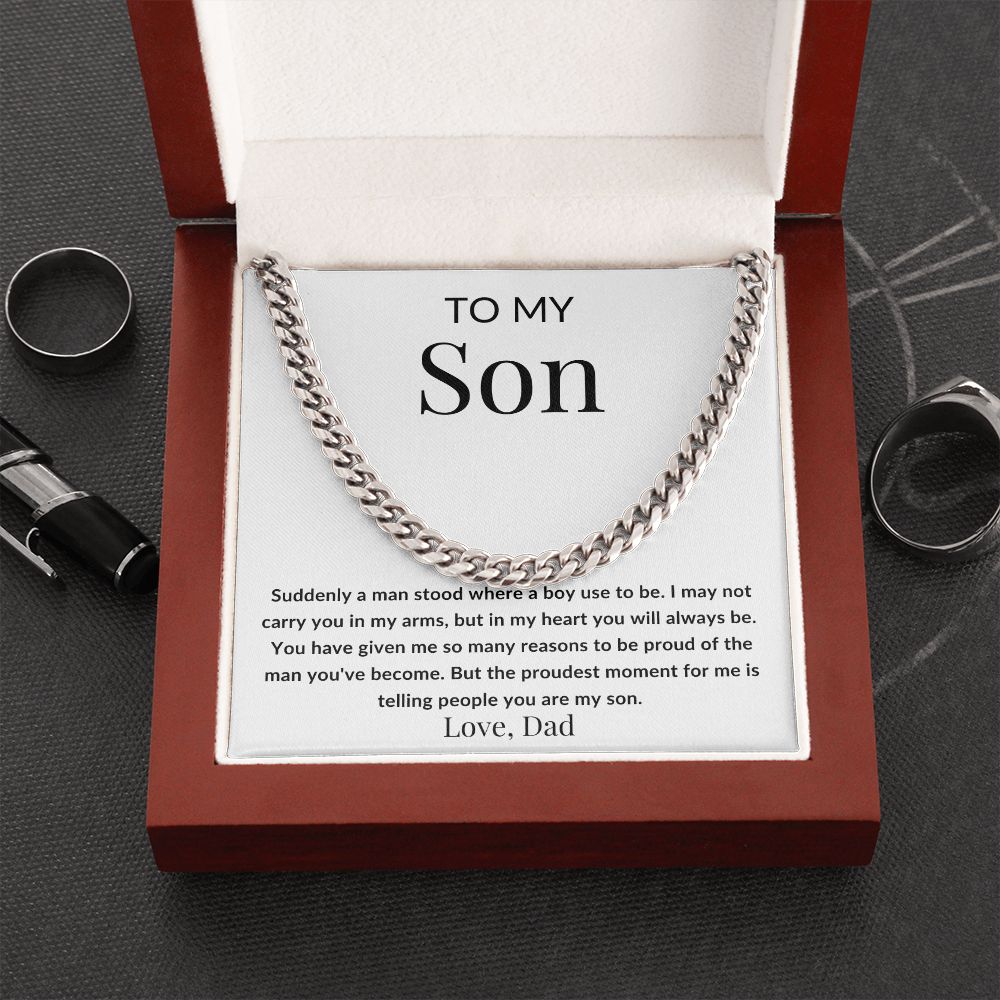 To My Son ~Suddenly ~  Love Dad