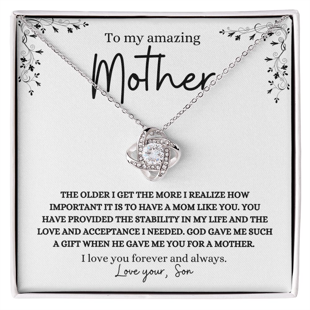 To My Mother ~ I Realize ~ Love your Son