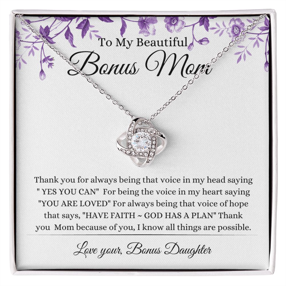 To My Beautiful Bonus Mom ~ Thank You ~ Your Bonus Daughter