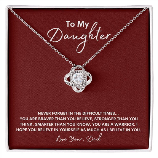 To My Daughter ~ I Believe In You ~ Love Dad