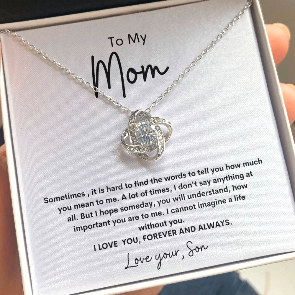 To My Mom   Without you  Love your Son