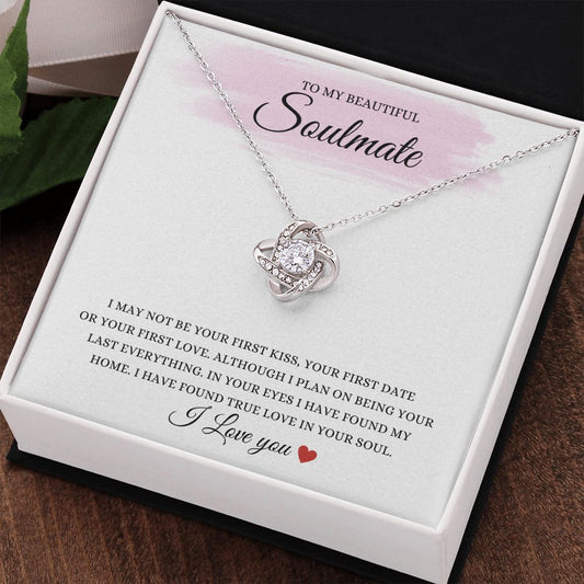 To My Soulmate Necklace, Wife Necklace Gift, Friendship Gift, Gifts for Her