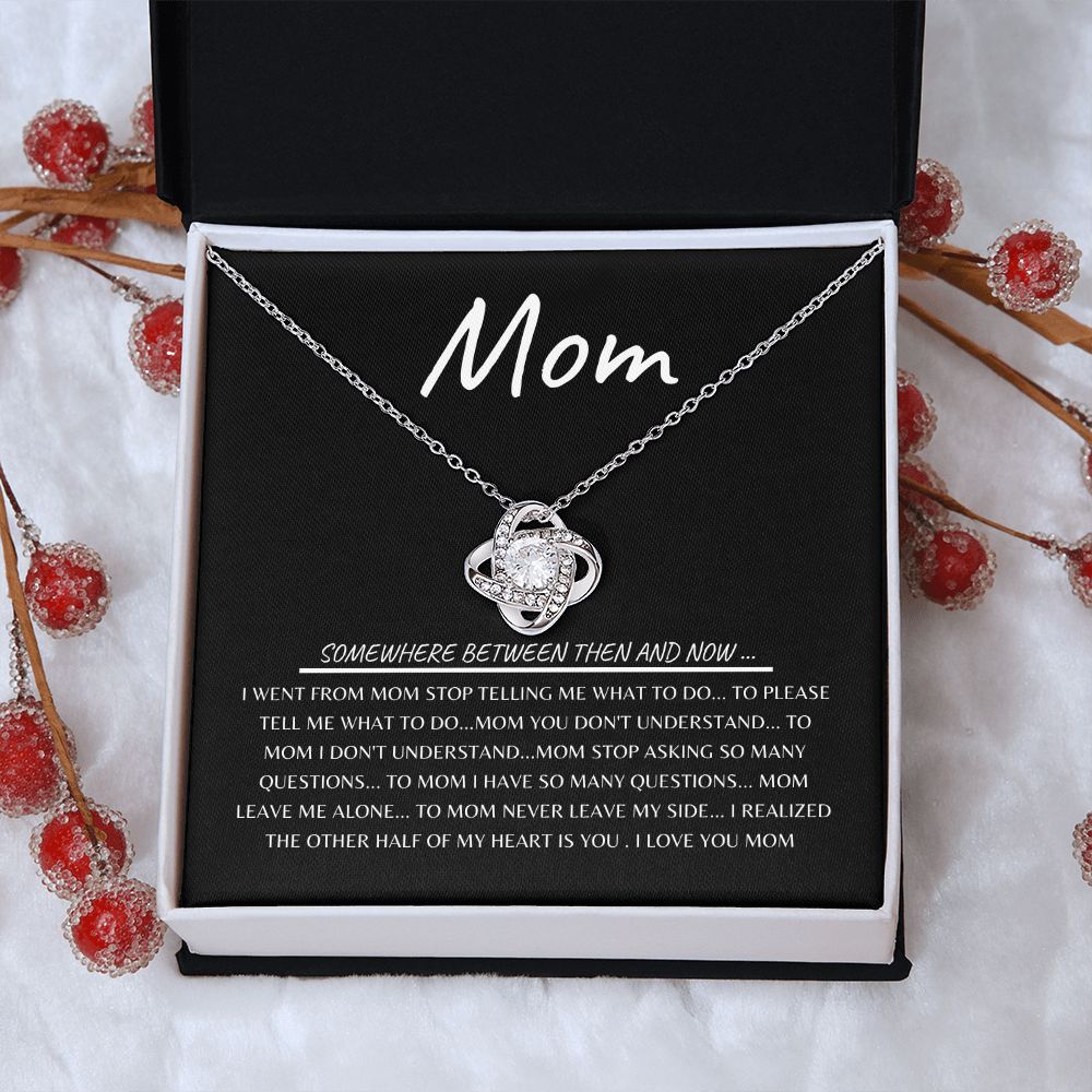 Mom ~ You are the other half of my heart / Necklace