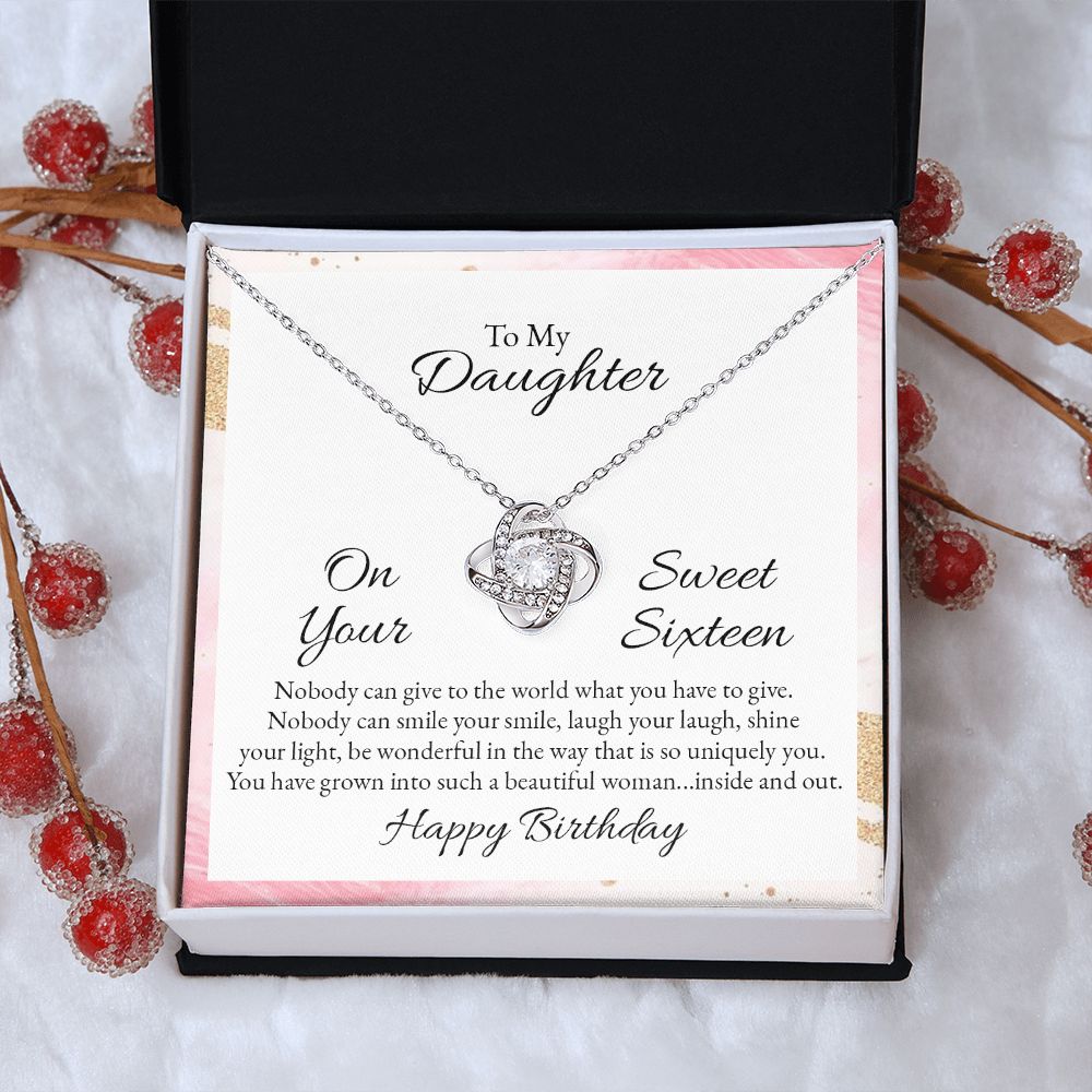 Gift For Daughter, Sweet Sixteen Keepsake Necklace