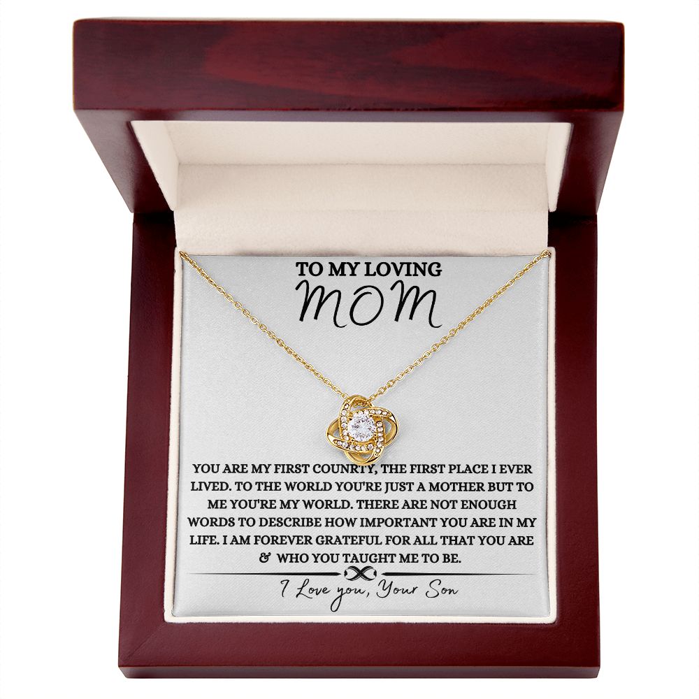 To My Loving Mom ~ Your Loving Son