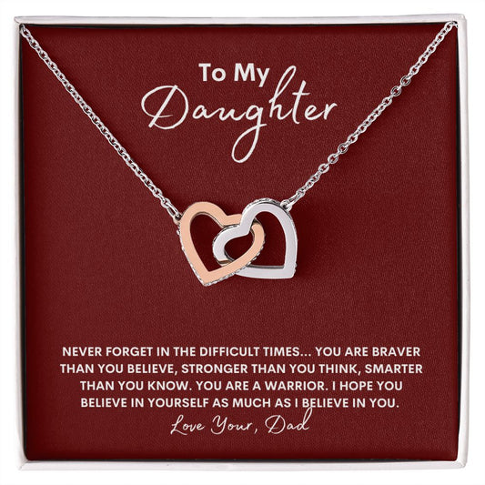 To My Daughter ~ I believe in you ~Love Dad