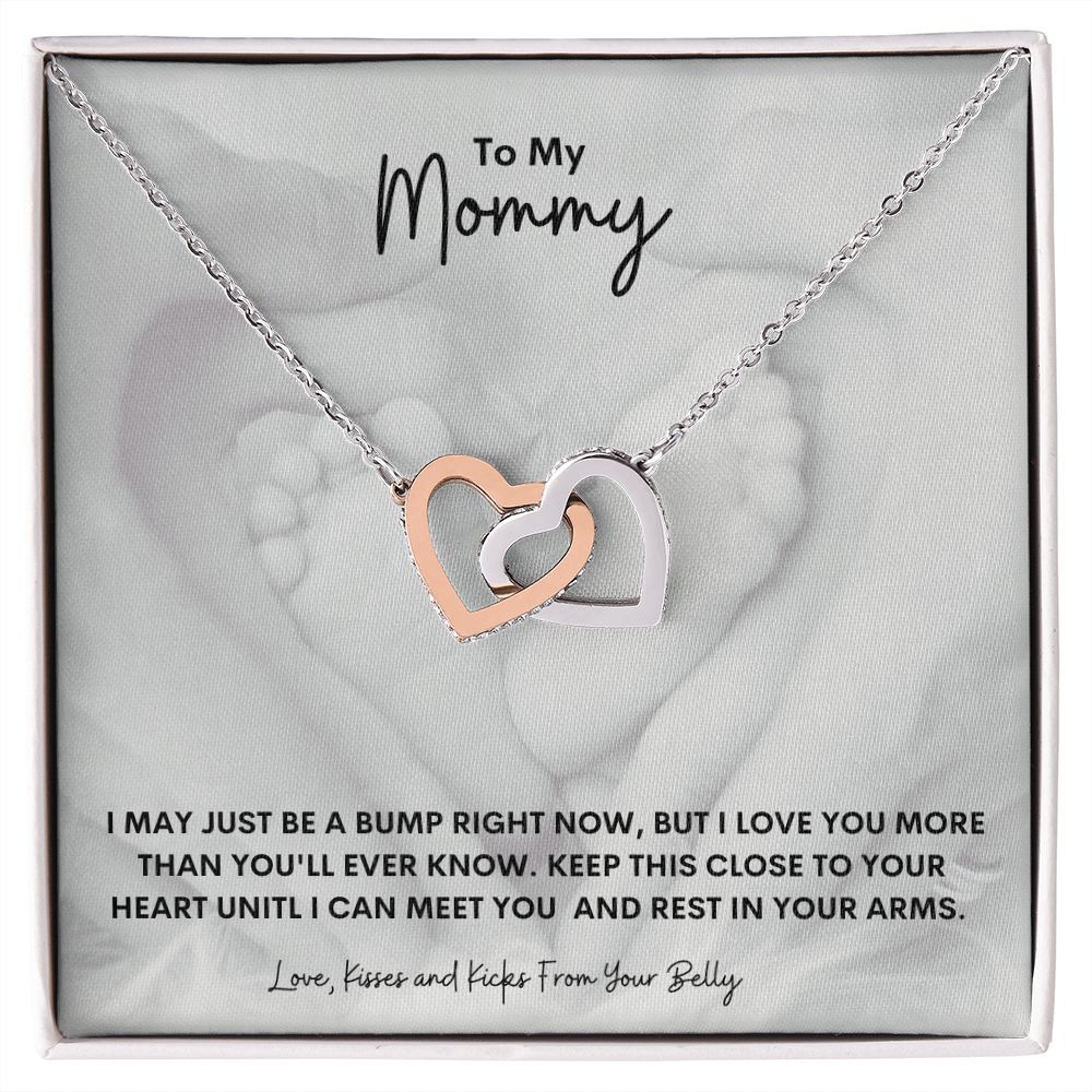 To My Mommy ~ Kisses and Kicks From Your Belly