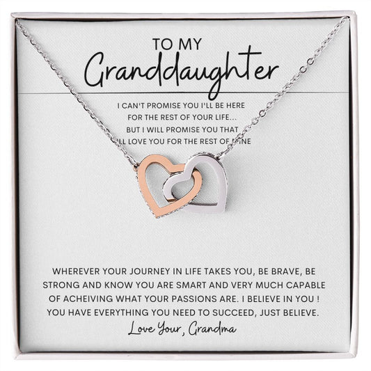 To My Granddaughter ~ Just Believe ! Love Grandma