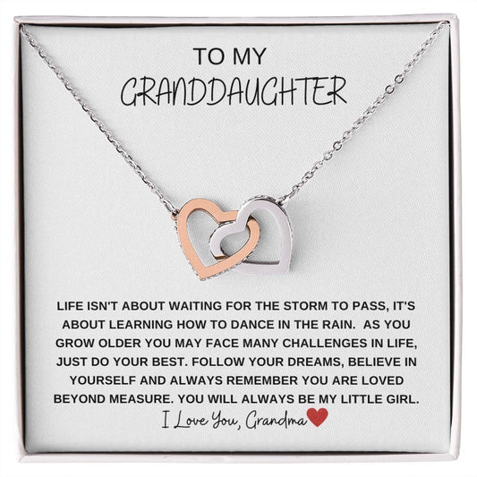 To My Granddaughter ~ Love Grandma / Believe in Yourself