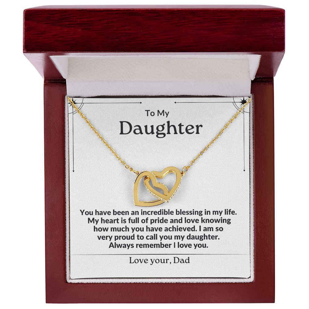 To My Daughter, Love Dad, "You Are A Blessing" Gift