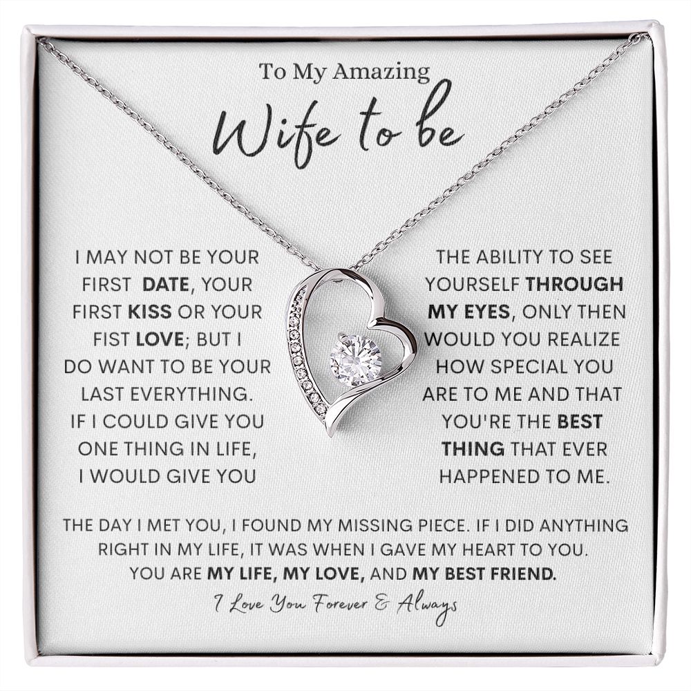 To My Amazing Wife to Be ~ My Love