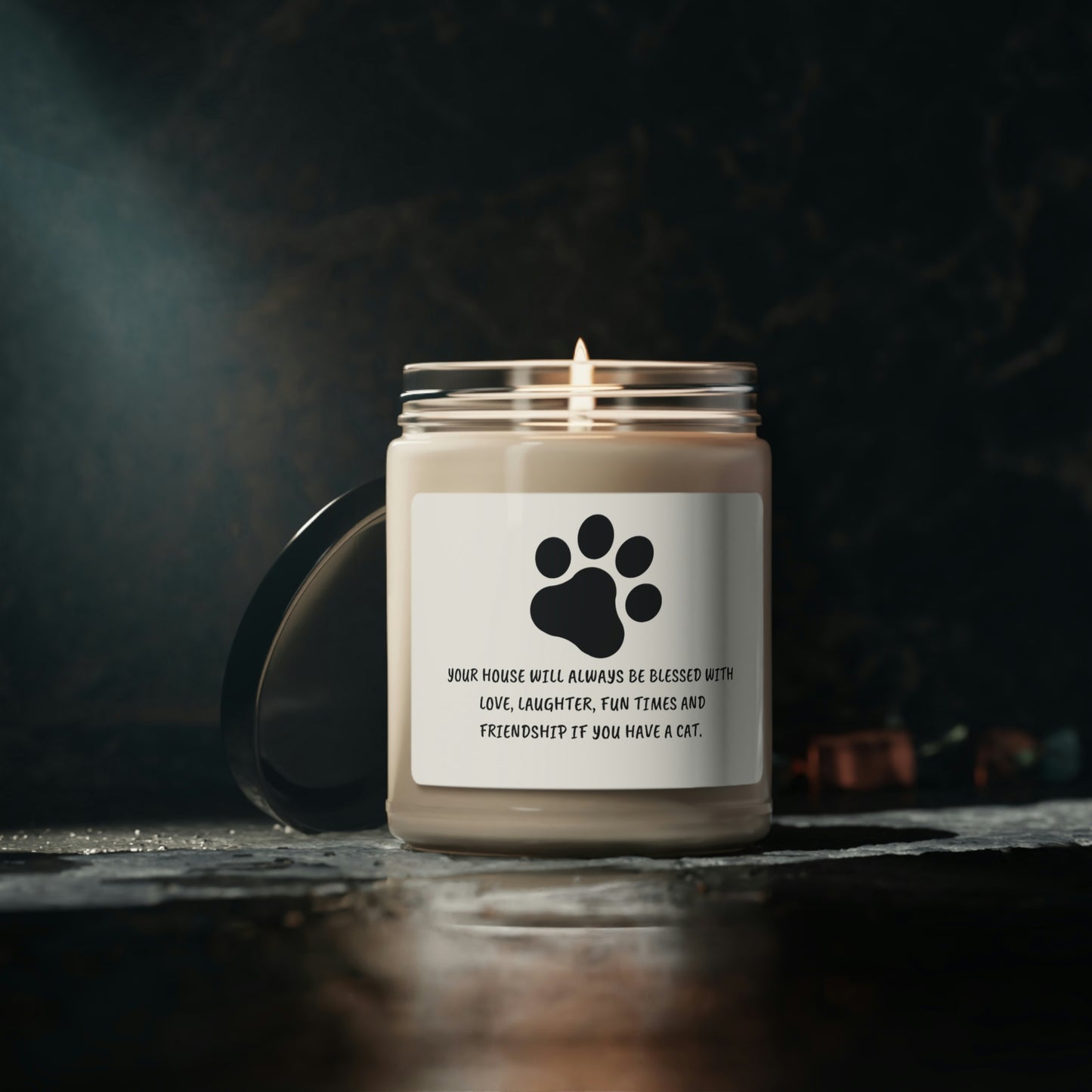 Blessed if you have a CAT... Scented Soy Candle, 9oz