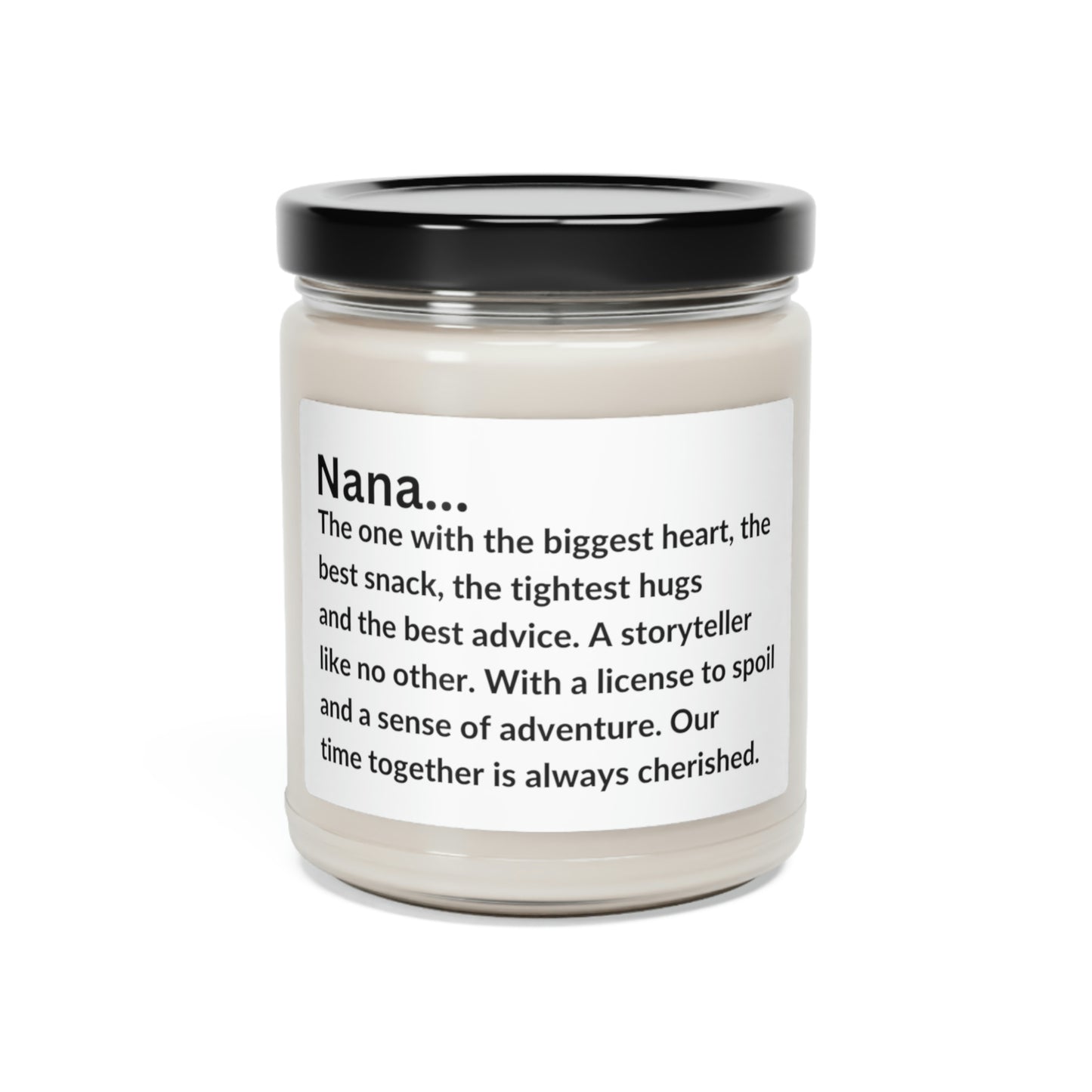 Nana ~ License to spoil ~ Scented Soy Candle, 9oz